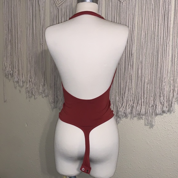 EXPRESS ONE ELEVEN BRICK THONG BODYSUIT - Picture 3 of 9